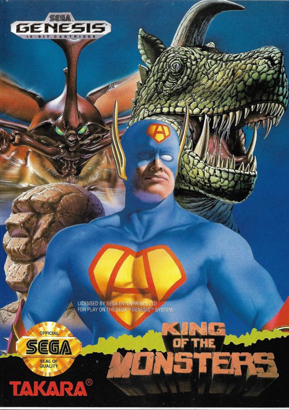King of the Monsters box art for Sega Mega Drive